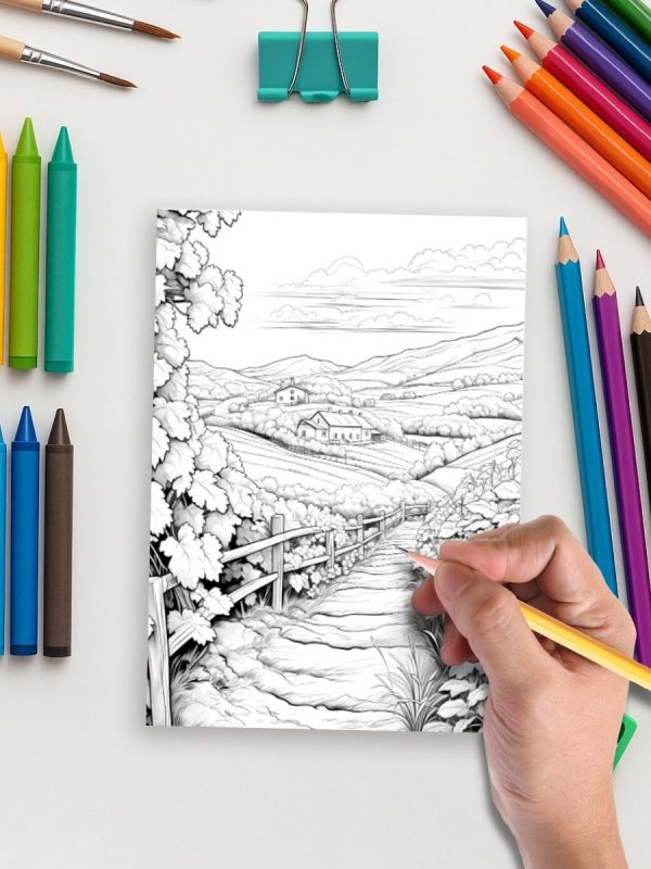 Country Bloom Life – 50 Rustic Country-Themed Pages - Image 5